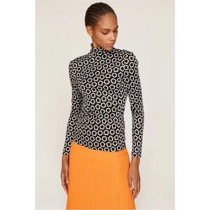 Tory Burch Little Flower Turtleneck US 4